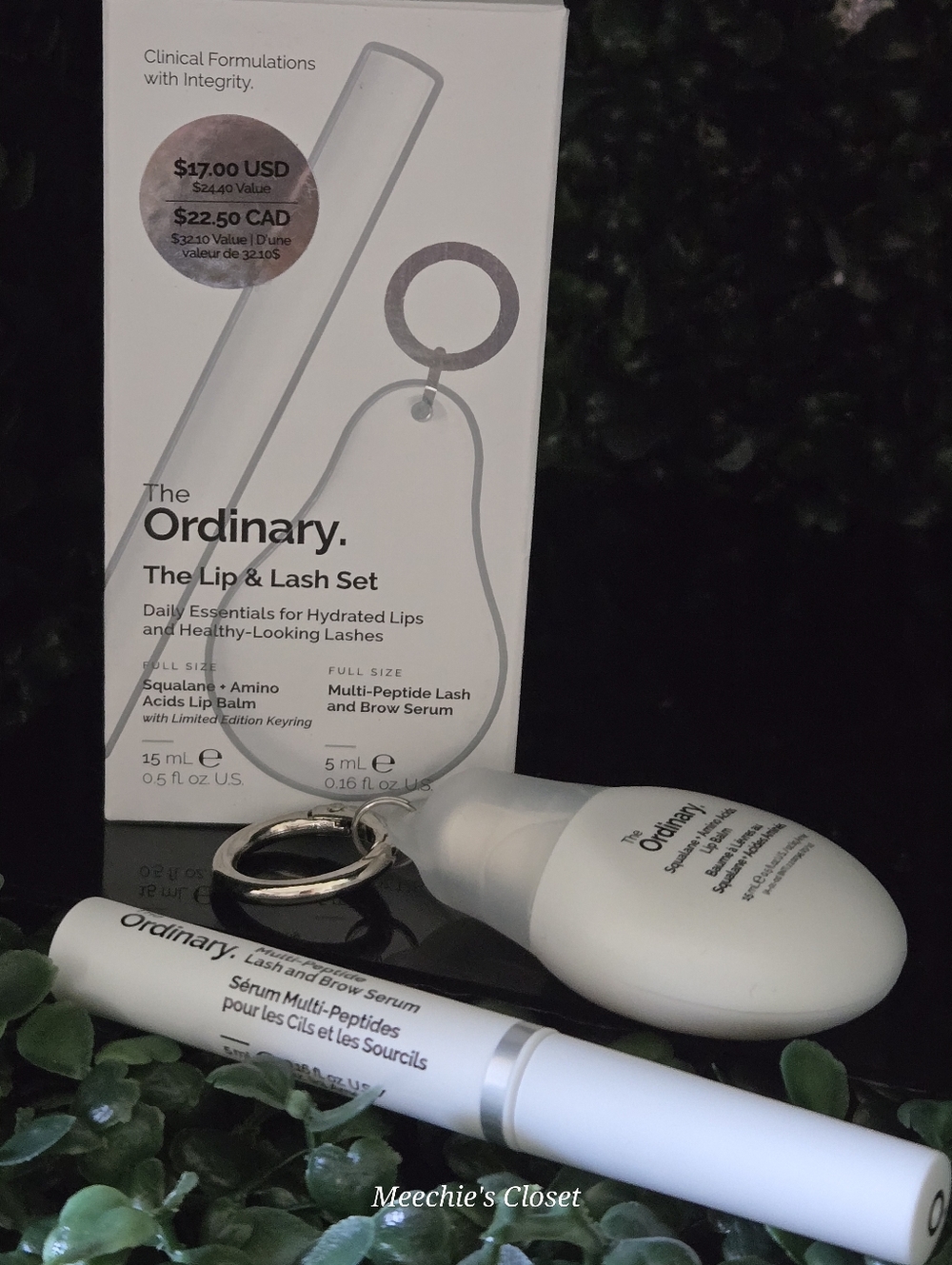 The Ordinary | The Lip & Lash Set | NIB Full Size Serum & Balm